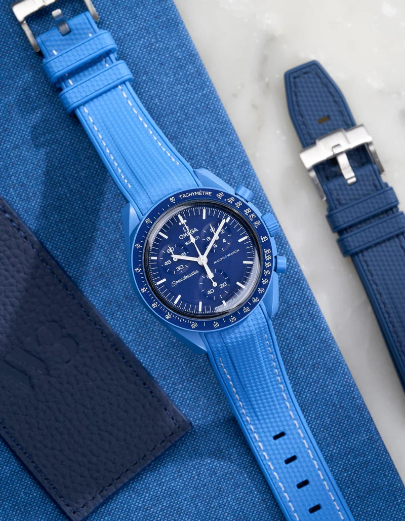 Pulseira de Borracha - Azul claro