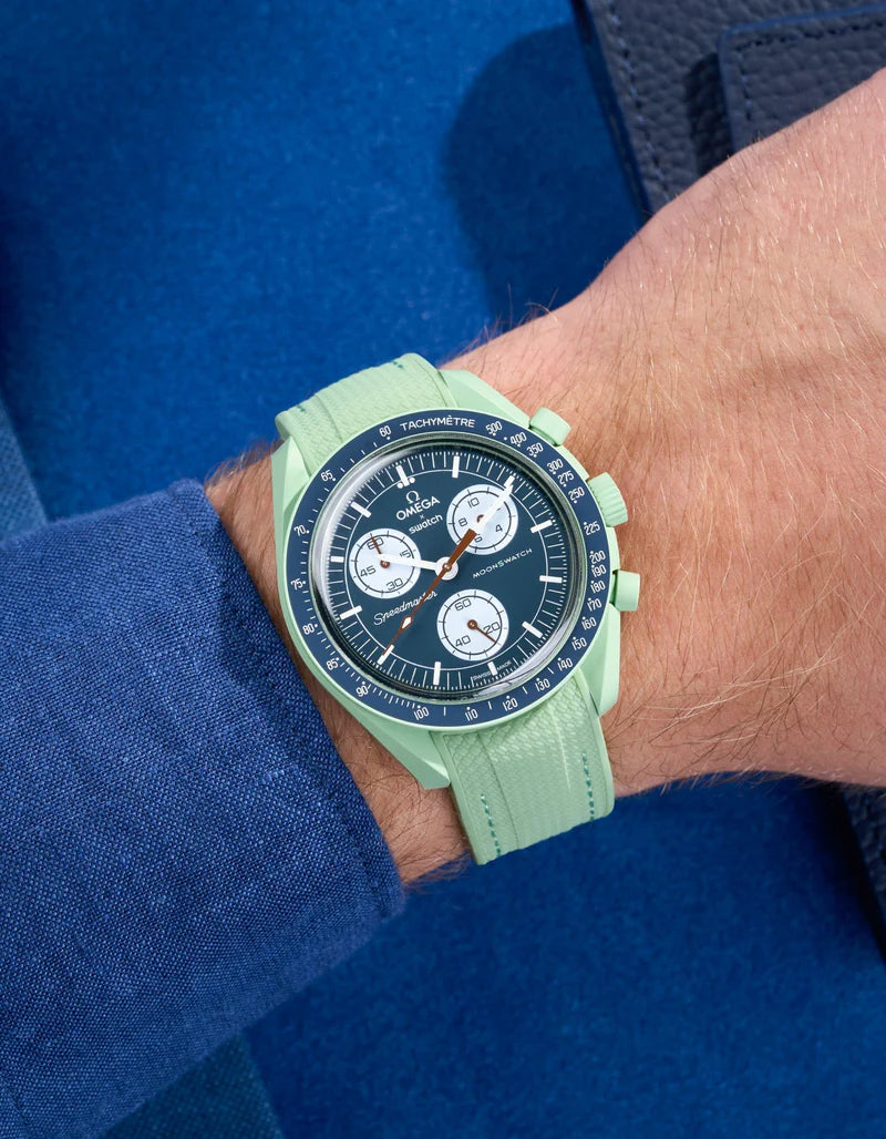 Pulseira de Borracha - Verde Menta