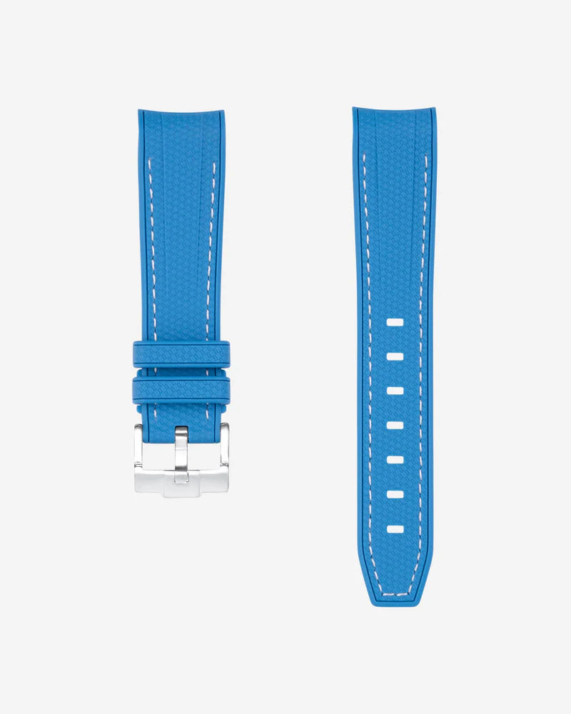 Pulseira de Borracha - Azul claro
