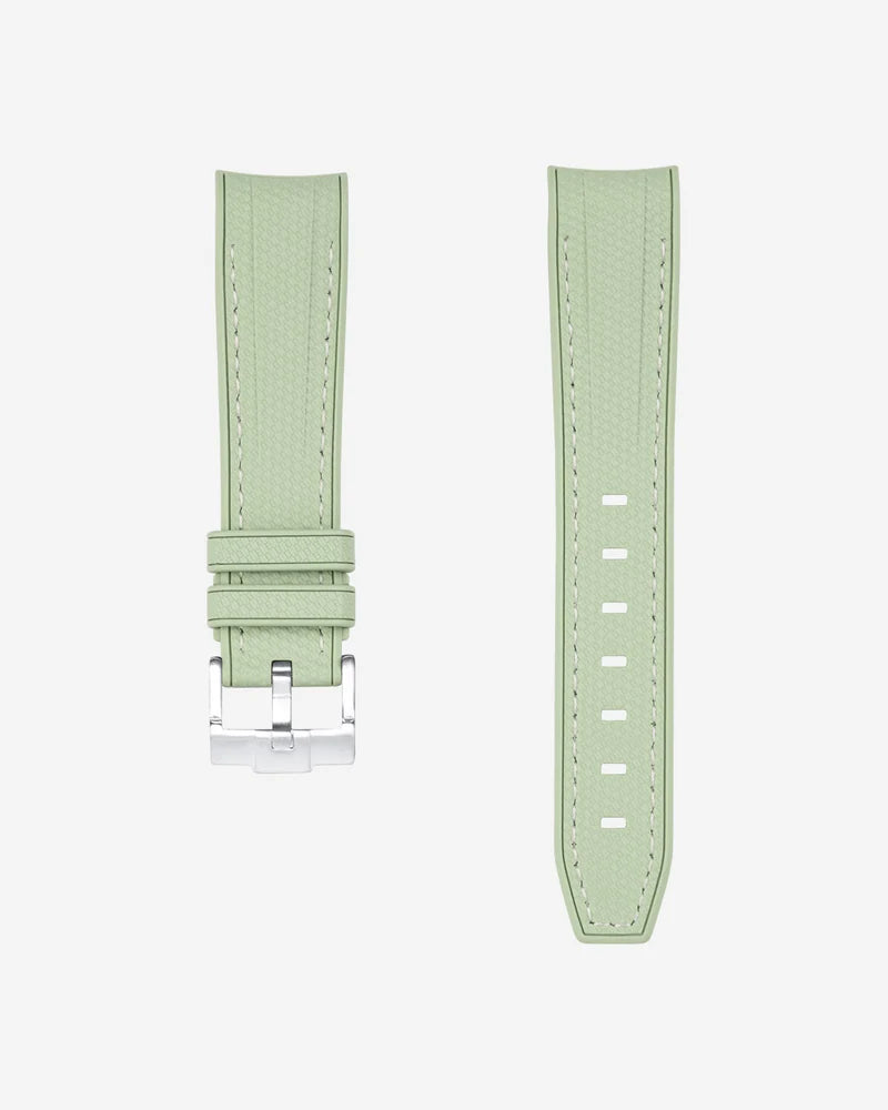 Pulseira de Borracha - Verde Menta